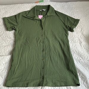 Smash + Tess Moss Green Vivian Mini Dress size medium NWT